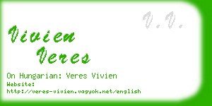 vivien veres business card